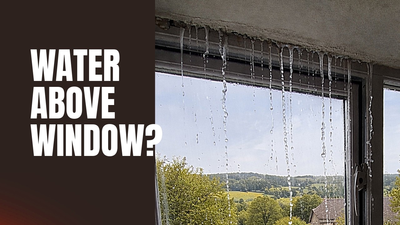 Water Leak Above Window – Common Causes (It’s Not Always the Window)
