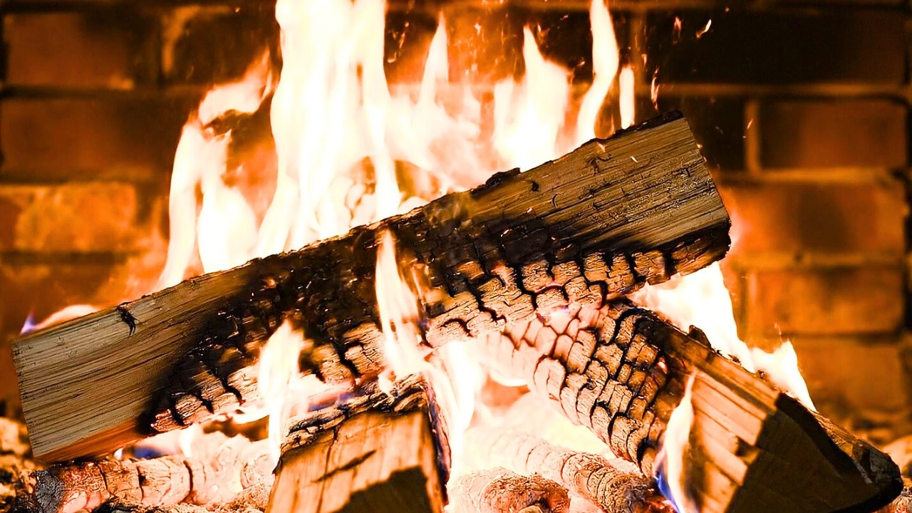 🔥 The Best Burning Fireplace 8K (10 HOURS) with Crackling Fire Sounds NO MUSIC Close Up Fireplace