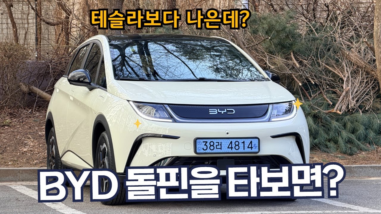 BYD 돌핀을 국내 최초로 타봤습니다 - 딸과 함께한 BYD Dolphin 시승기