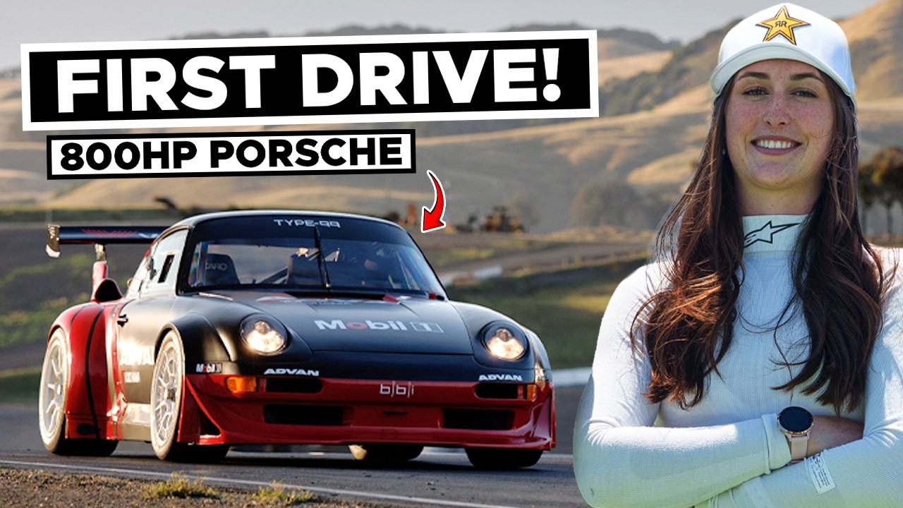 ЗВЕРЬ Porsche 993!! Лиа Блок впервые жжёт на гоночной трассе Sonoma Raceway