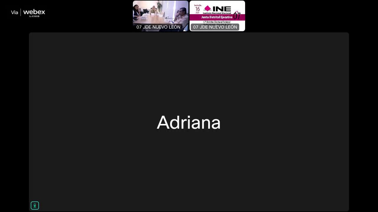 INE-NL07 Sesión ordinaria Junta Distrital Ejecutiva | Julio 2025