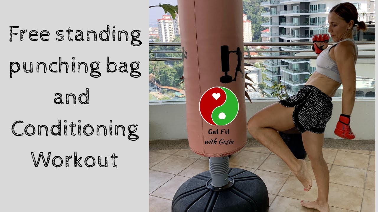 Free Standing Punching Bag and Conditioning Workout