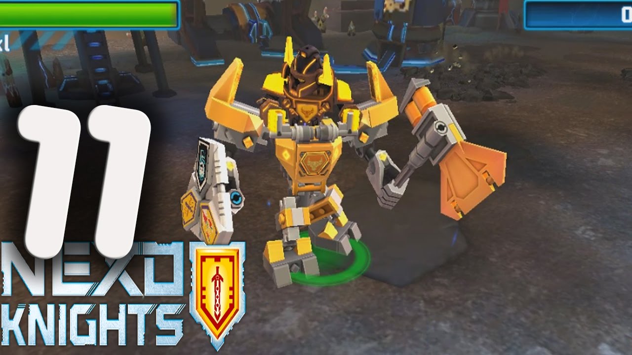 Lego Nexo Knights Merlok 2.0 - Axl battle suits vs General Garg gameplay part11(android, ios)