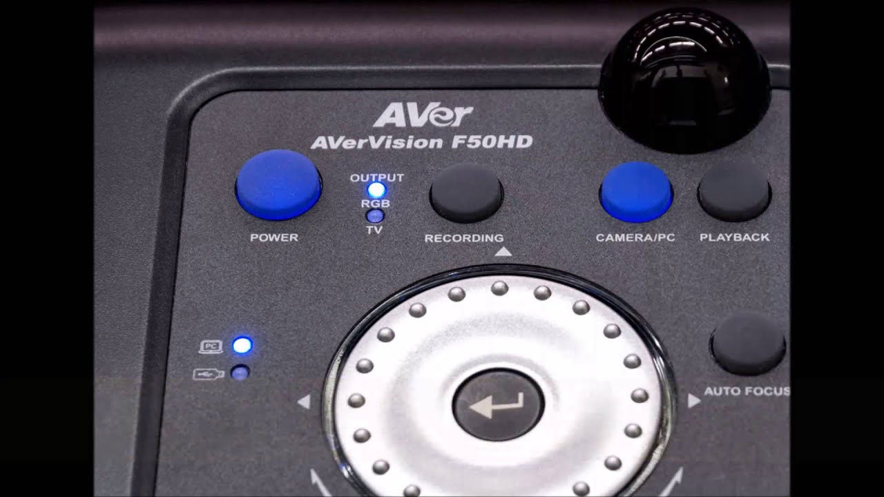 How to use the AVer document camera