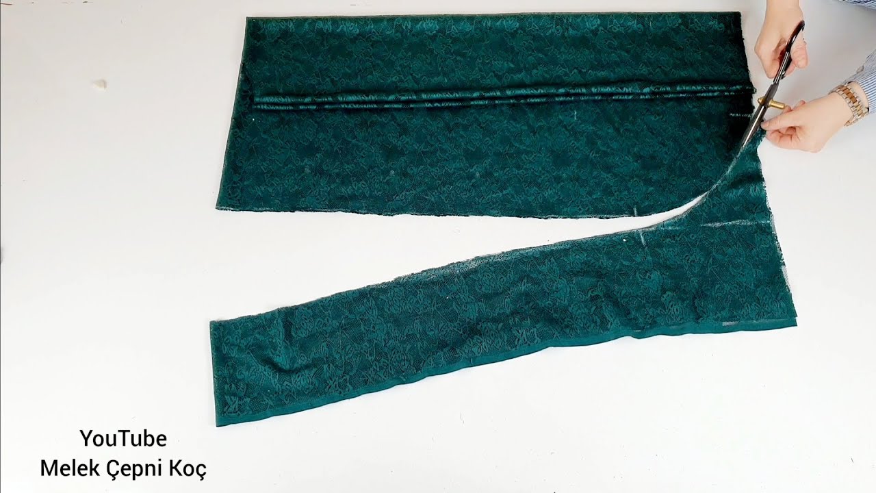 &Ccedil;ok Kolay Kloş Pelerin Kesimi Dikimi ✅️✂️✅️