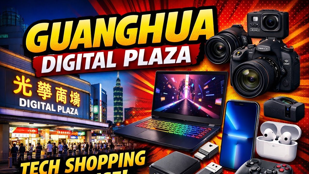 तैवान मधे इथे मिळेल सगळे इलेक्ट्रॉनिक वस्तू - Guanghua Digital Plaza - Zhongxiao Xinsheng #explore 
