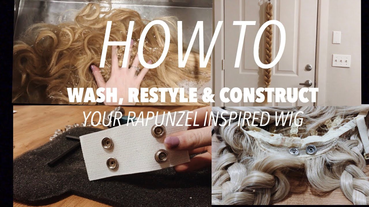 How to: Wash, Restyle and Construct your Rapunzel Inspired Wig!