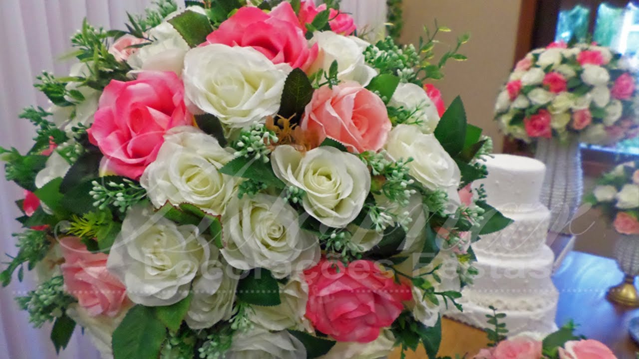 Como Aproveitar o Mesmo Arranjo de Flor artificial e Montar Com Diversas Cores Para Mesa Decoração