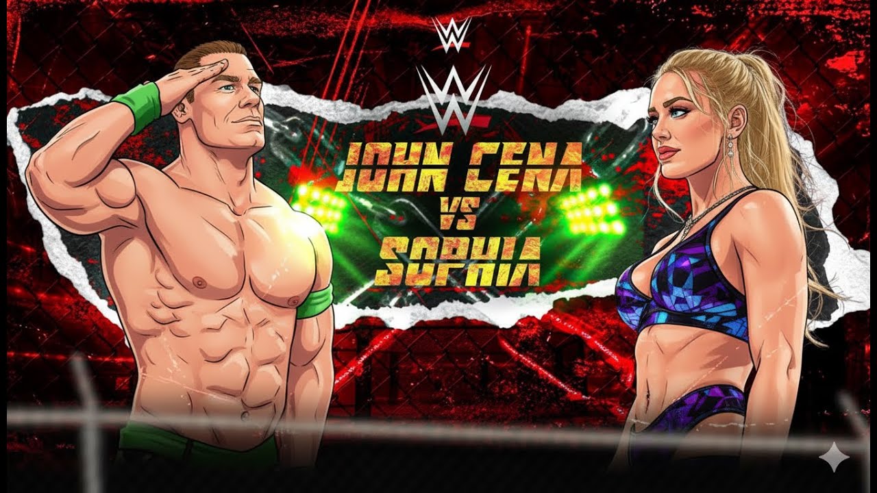 WWE LIVE MATCH : JOHN CENA VS SOPHIA 2K25 GAMEPLAY LIVE MATCH 11 #trandingshorts #wwe