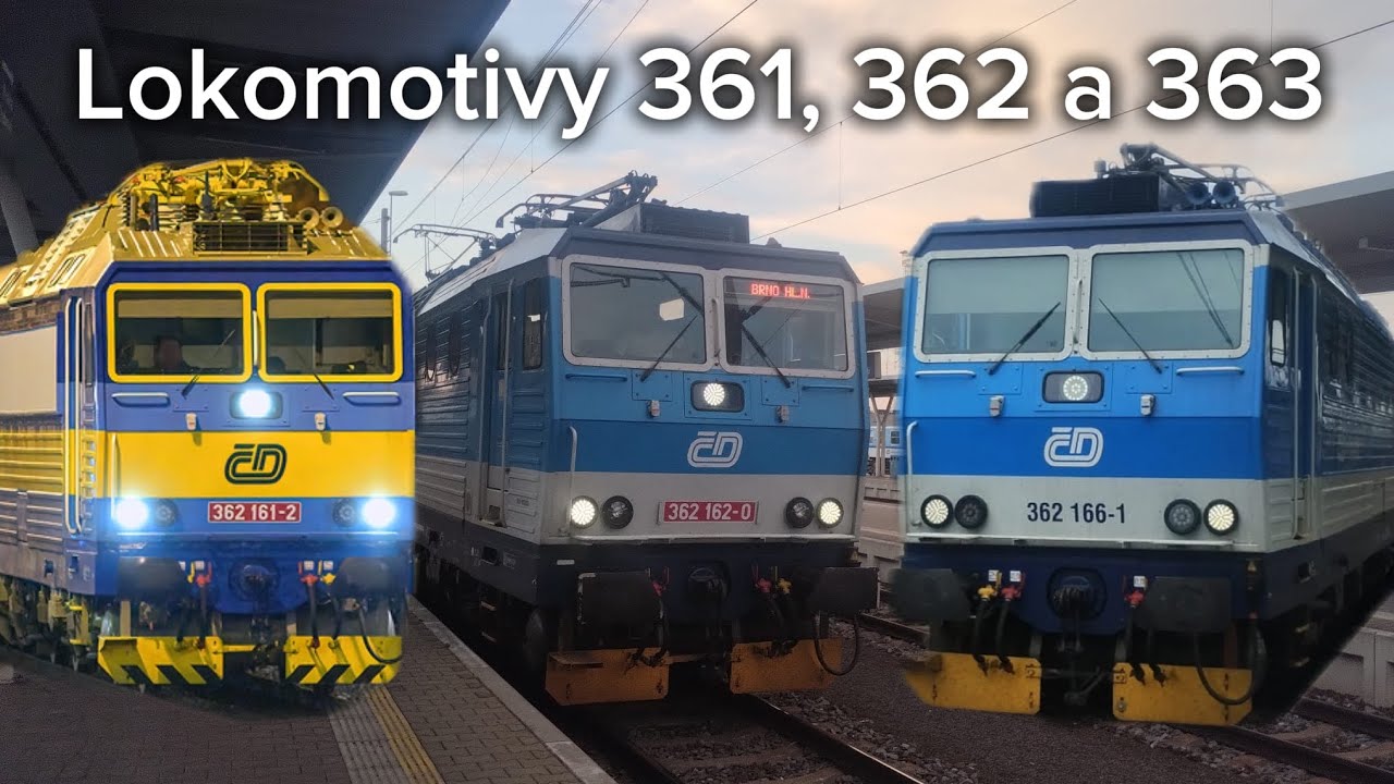 LOKOMOTIVY 361, 362 & 363