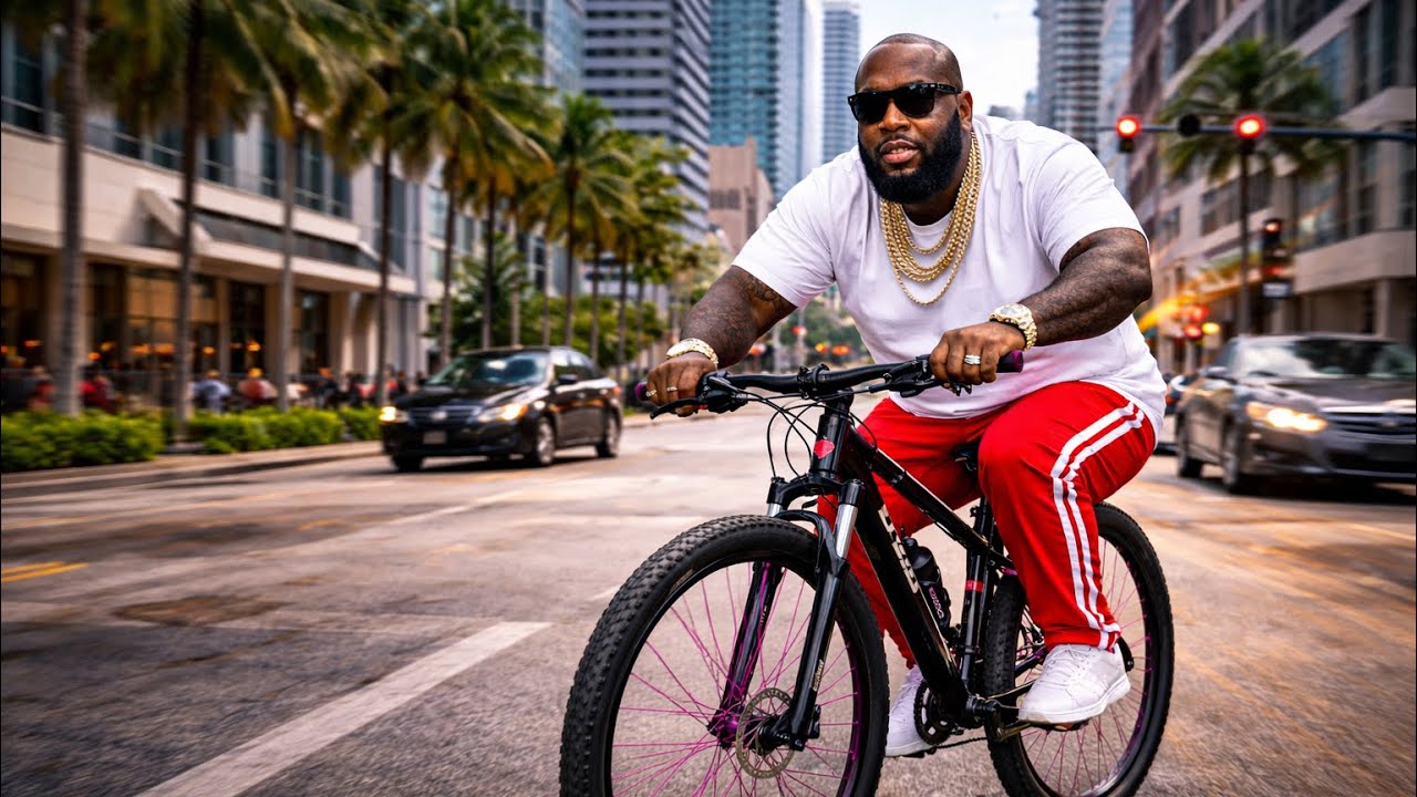 Rick Ross rides my bike!