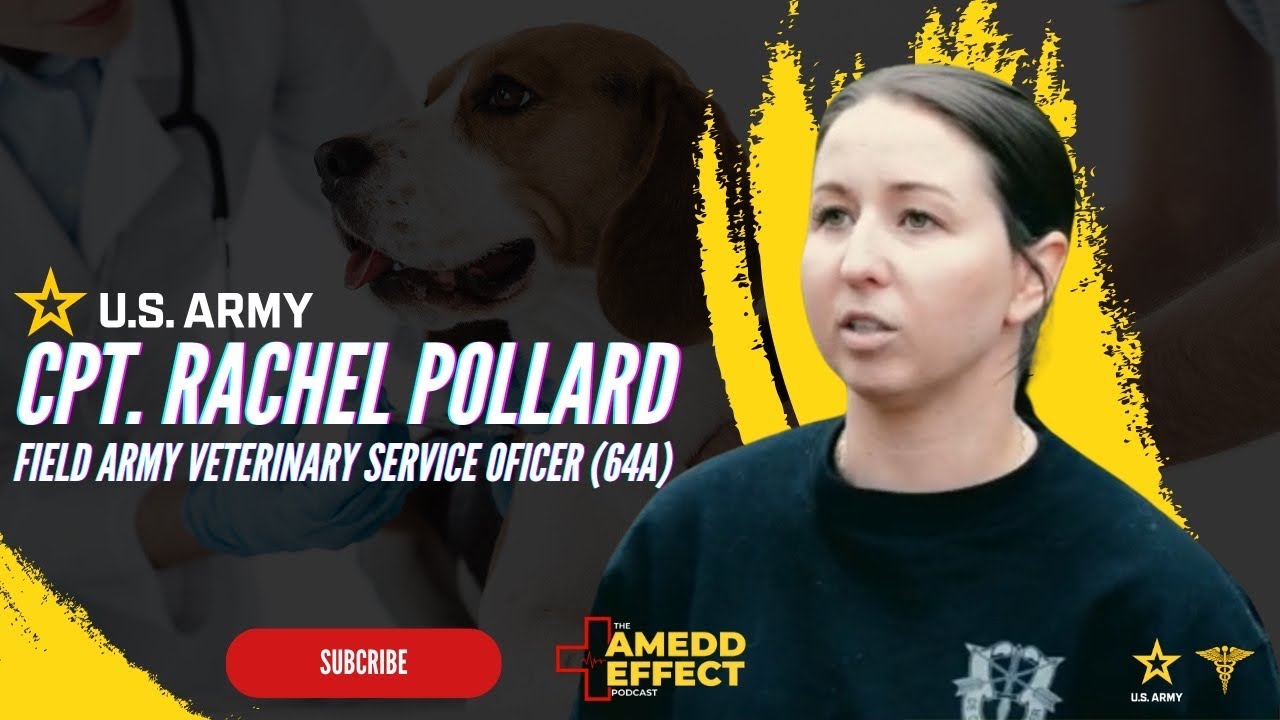 CPT Rachel Pollard Field Army Veterinary Service Officer (64A) U.S. Army Story
