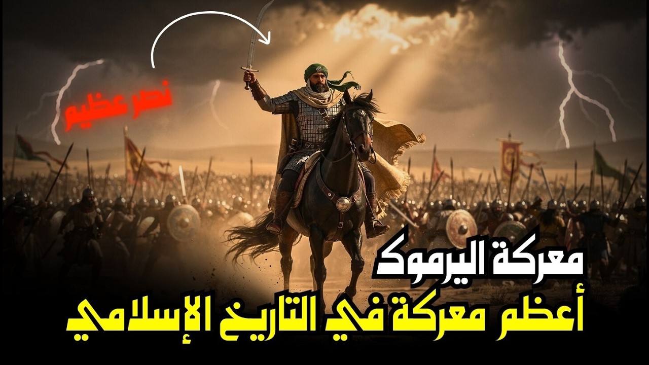 معركة اليرموك 636م | أعظم معركة في التاريخ الإسلامي ⚔️🕌