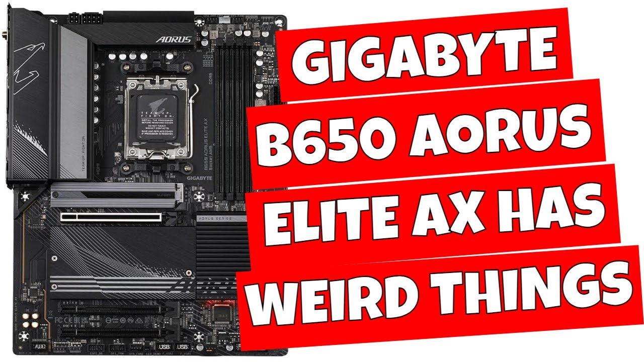 Материнская плата Gigabyte B650 Aorus Elite AX WiFi Weird Mid-Range AM5 ATX