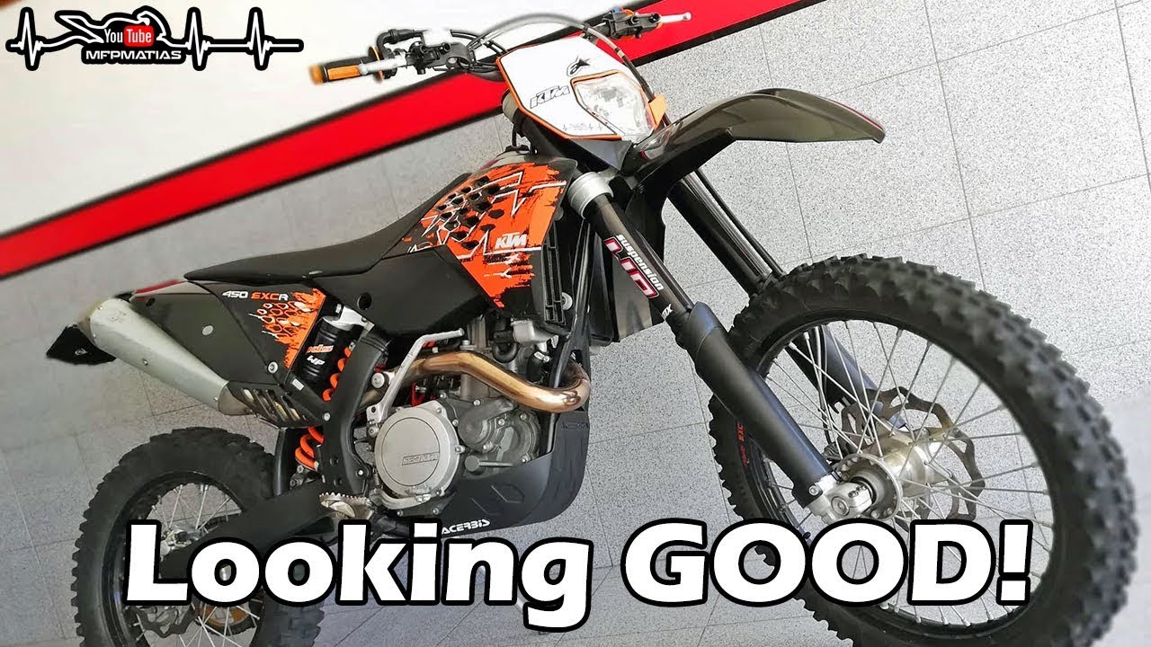 KTM 450 EXC | Supermoto Project #1 | NOVO kit de plásticos!