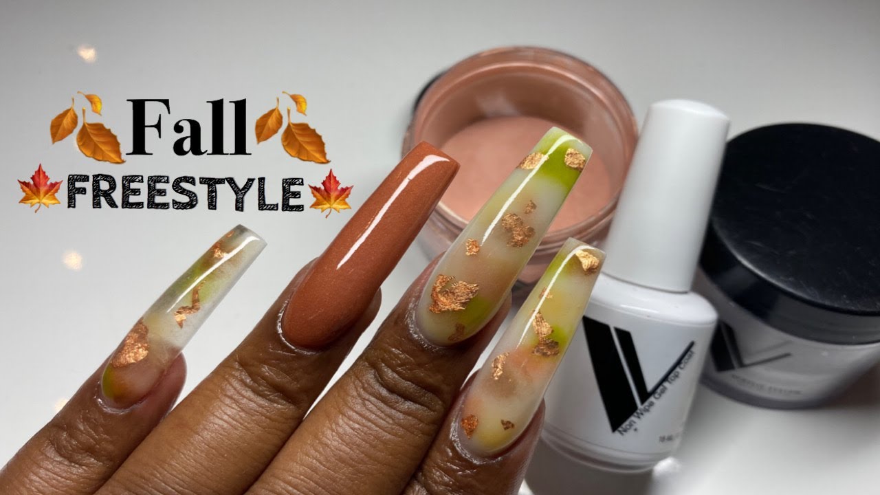 WATCH ME WORK | Freestyle | Fall Inspired🍂 | Long Nails |