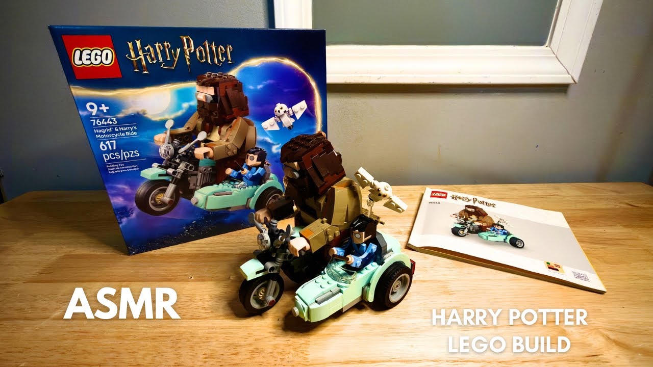 ASMR | Завершение сборки набора Lego Гарри Поттер для глубокого расслабления