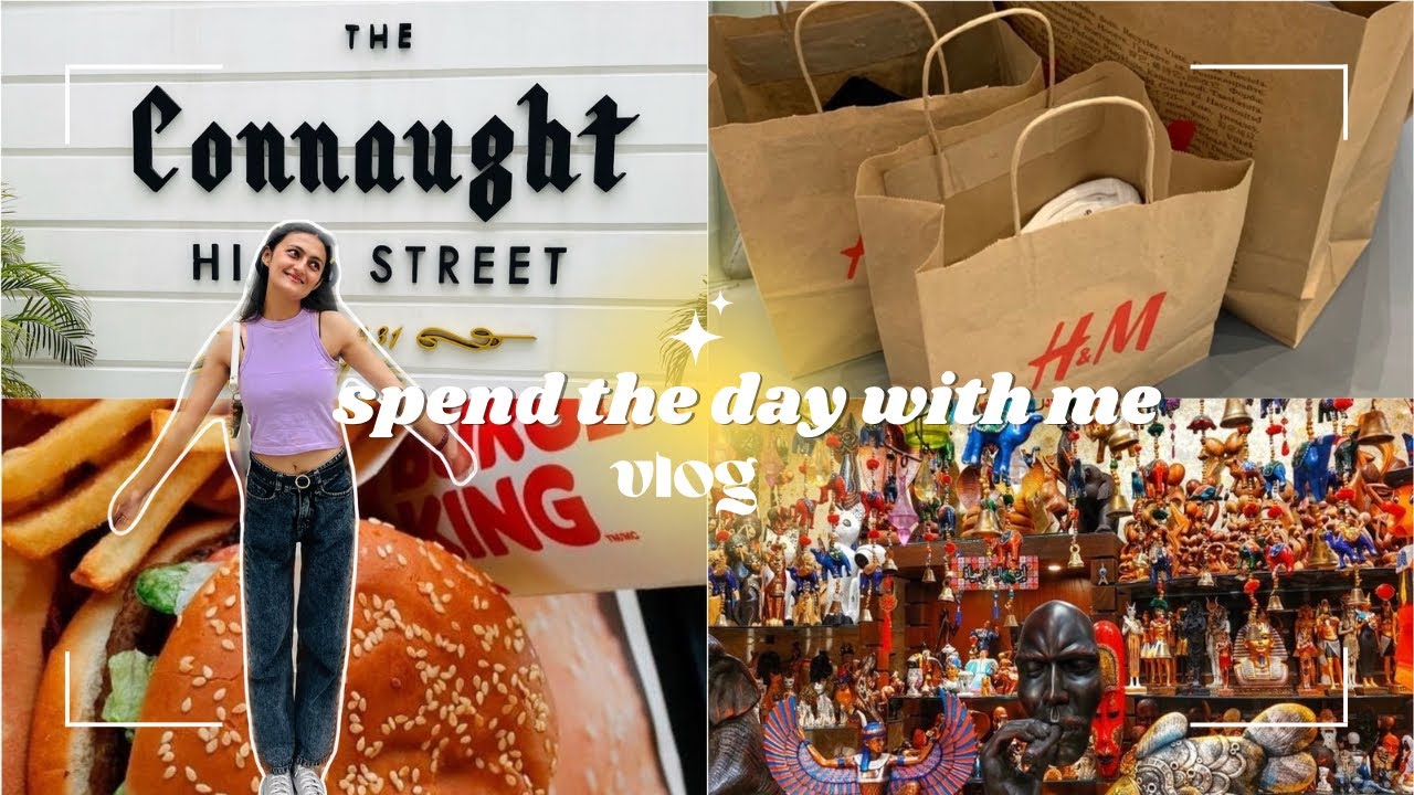 Delhi Shopping vlog 🍃Connaught Place,  friends,Janpath Street  + more!