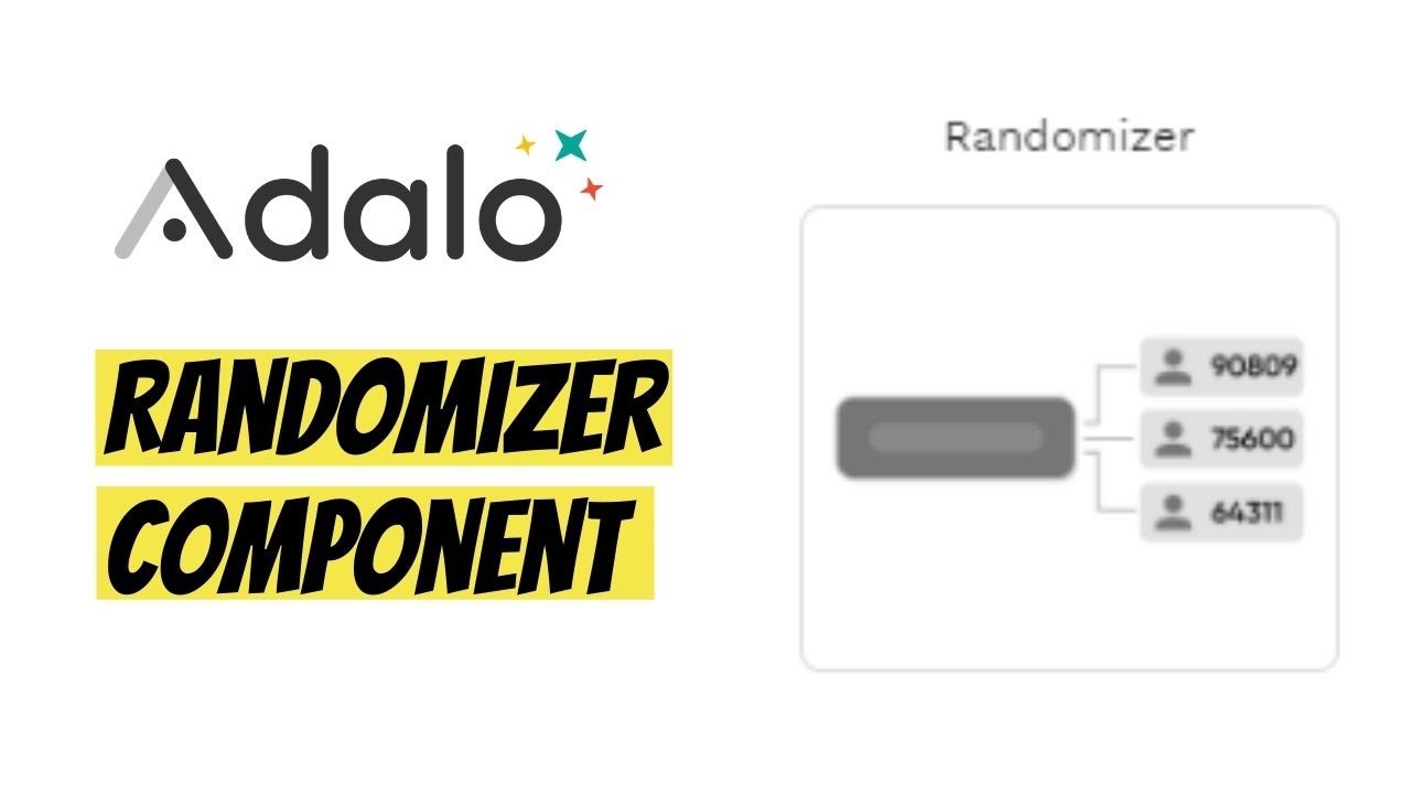 Randomizer Component: Overview of New Adalo Marketplace Components