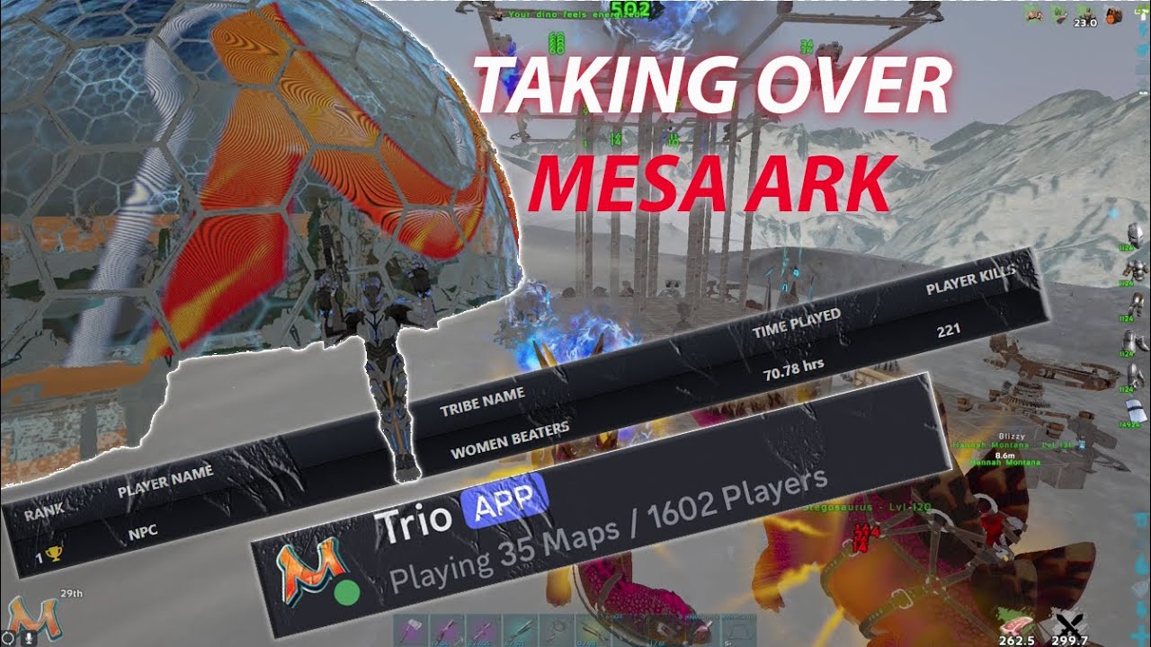 Best PvPer On Ark POV Days 1-3 on Biggest Ark Wipe in History (Mesa 29th Wipe)