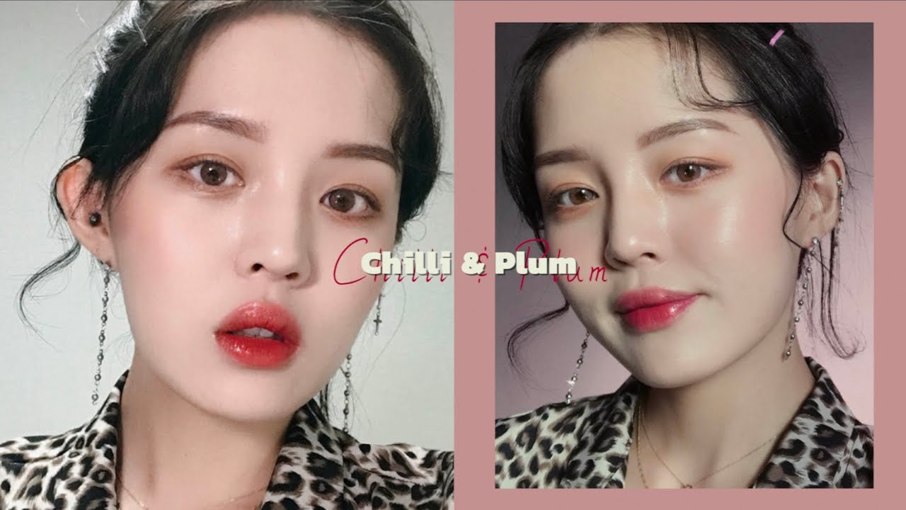 🍮가을, 새로 산 제품들로 촉촉 칠리 플럼 메이크업 (+신상템 간단리뷰) /연우Yeonwoo