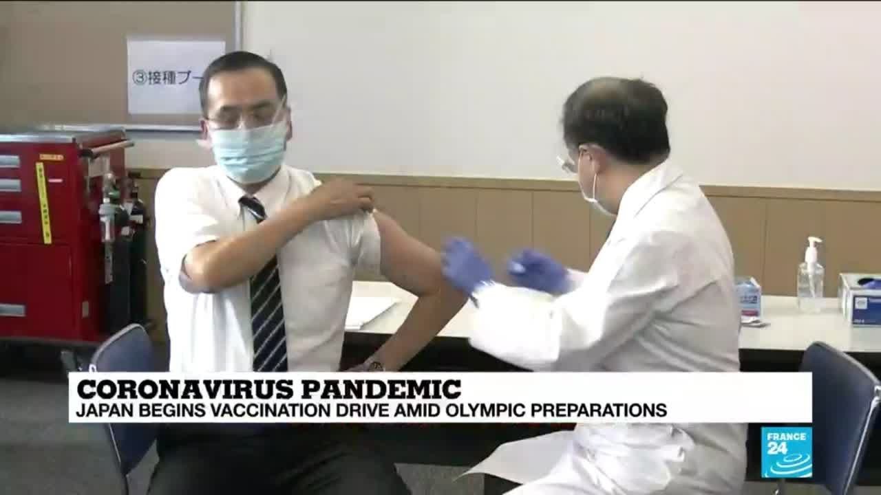 Coronavirus pandemic: Japan starts vaccinations with eye on Olympics