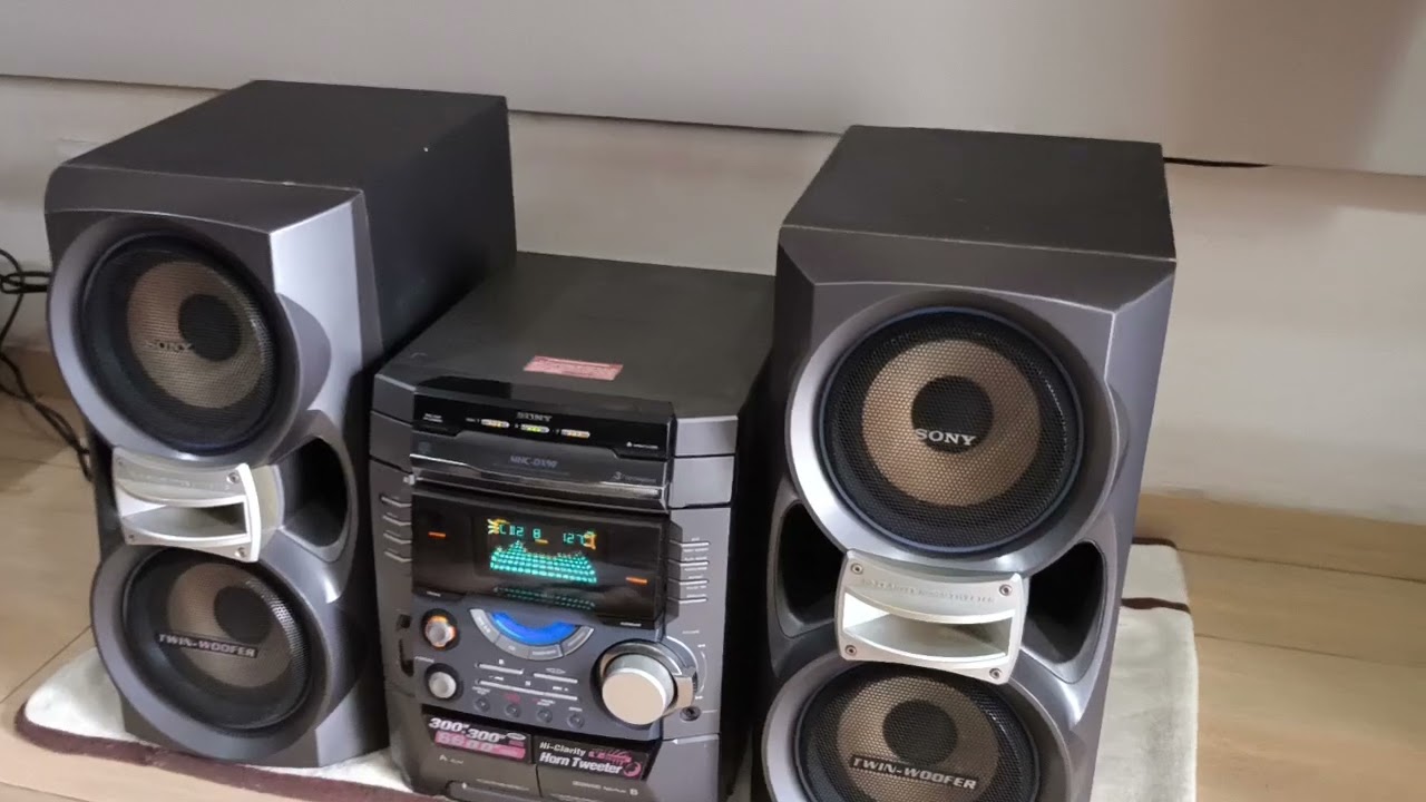 Som Mini System Sony MHC-DX90, tocando com muita qualidade. #system #sony #som #music 
