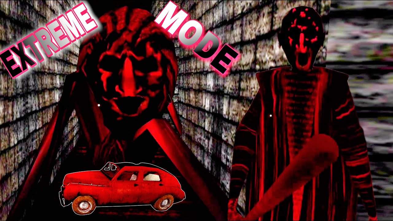 Granny V1.8 Extreme Mode Car Escape But In Custom Nightmare Atmosphere