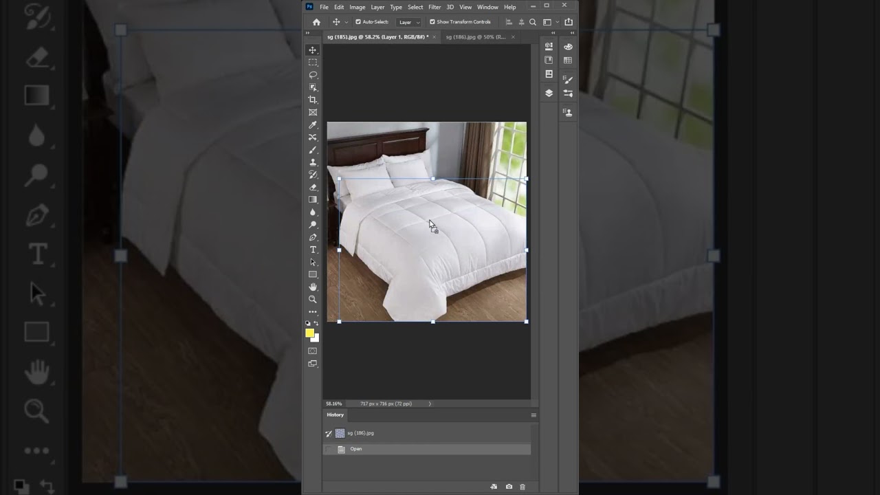 Photoshop Bedsheet Mockup: Design a Realistic Hotel Room Scene