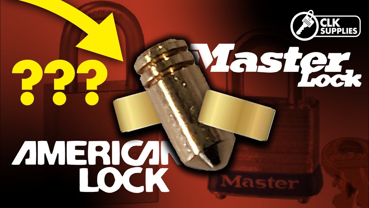 Master Padlock vs American Padlock Lock Pins