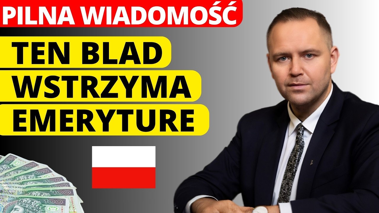 🚨 UWAGA EMERYCI: ten błąd może WSTRZYMAĆ twoją emeryturę!