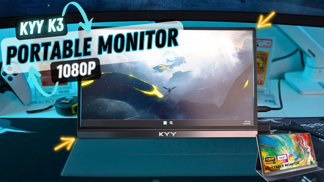 KYY K3 15.6-inch Portable Monitor Review : Is This The Best Budget 1080P Monitor ?