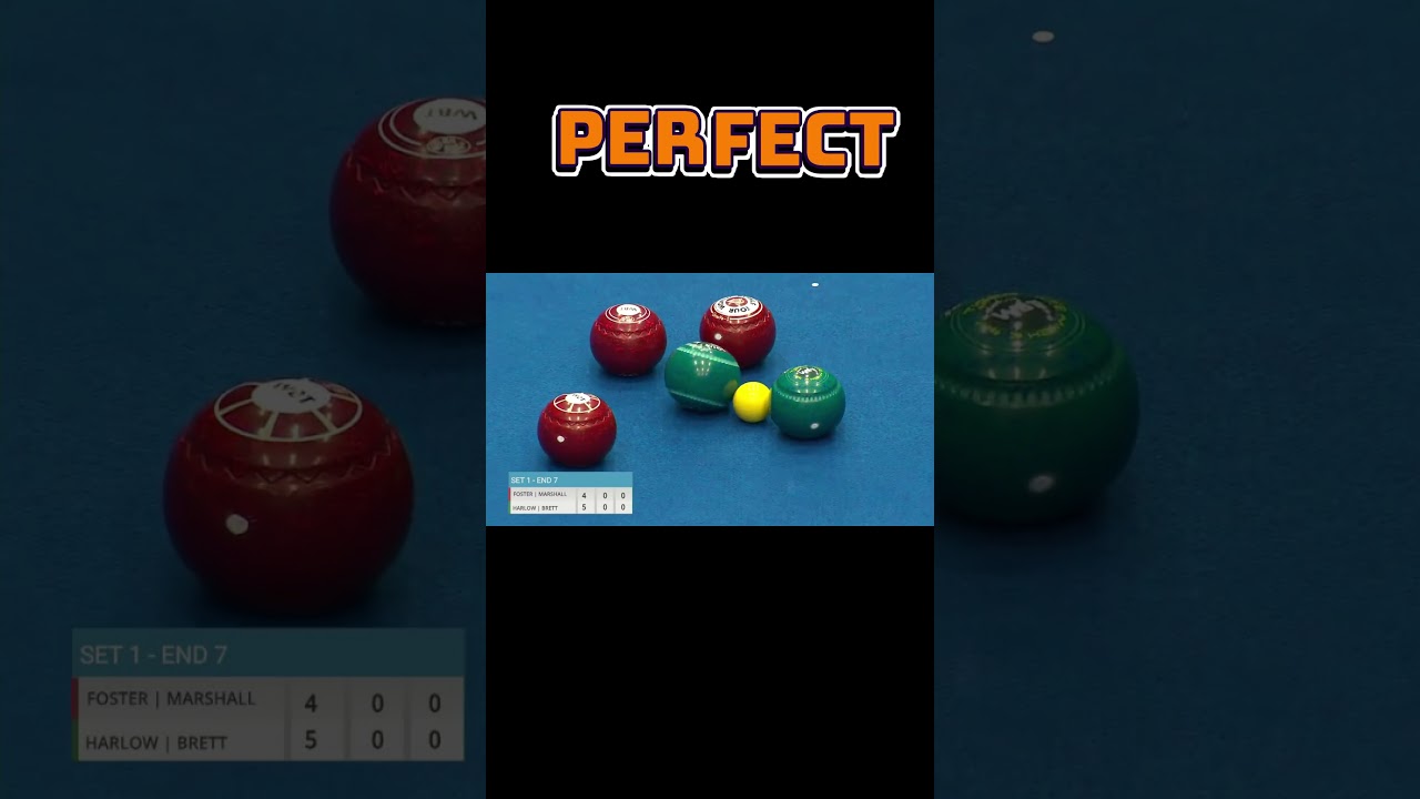Amazing Shots Caught on Video!  #Shorts #Short #LawnBowls