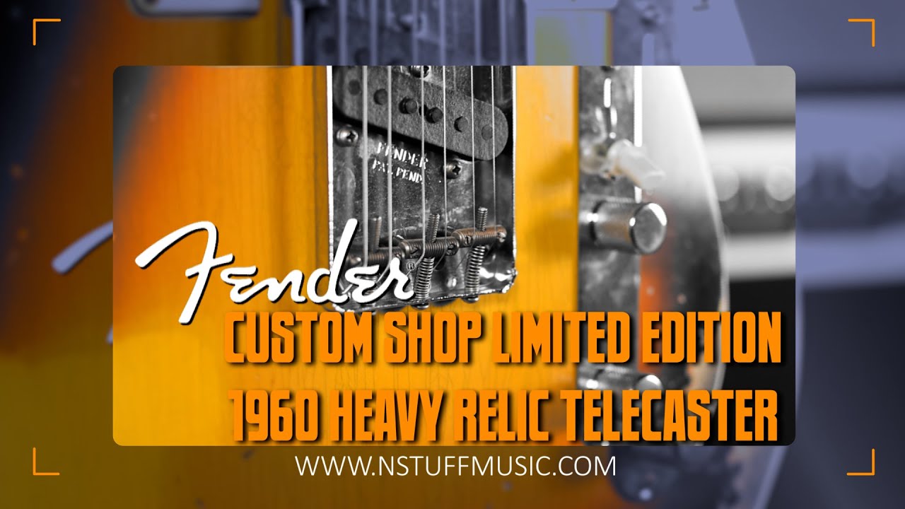 Fender Custom Shop Limited Edition 1960 Heavy Relic Telecaster - Chocolate 3-Color Sunburst