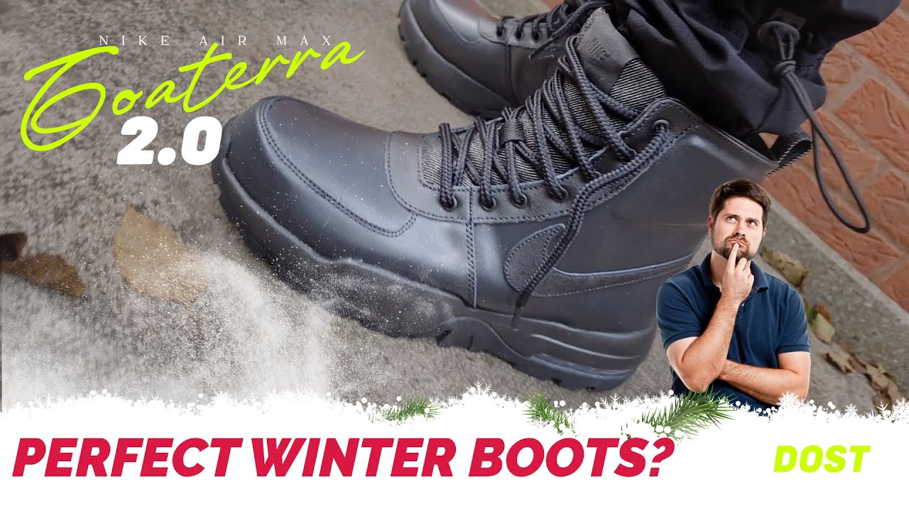 The Best Sneaker Boots for Winter? Nike Air Max Goaterra 2.0 - Unboxing - Close up + On Feet