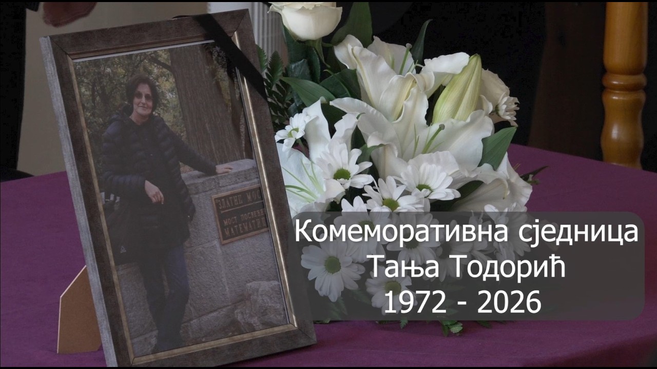 TV Pljevlja Komemorativna sjednica Tanja Todorić 14 03 2026