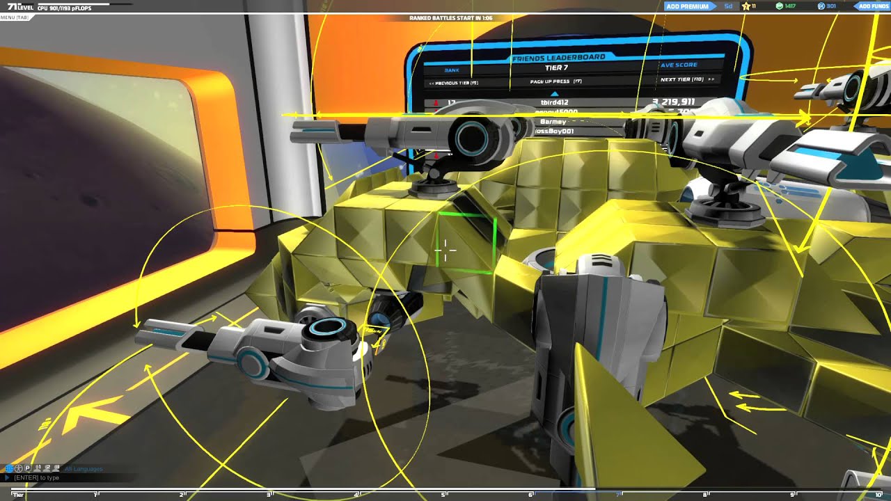 Robocraft Early Access (Ep. 43) - Build: Yellow Mystery Bot (final) + Secret Revealed!