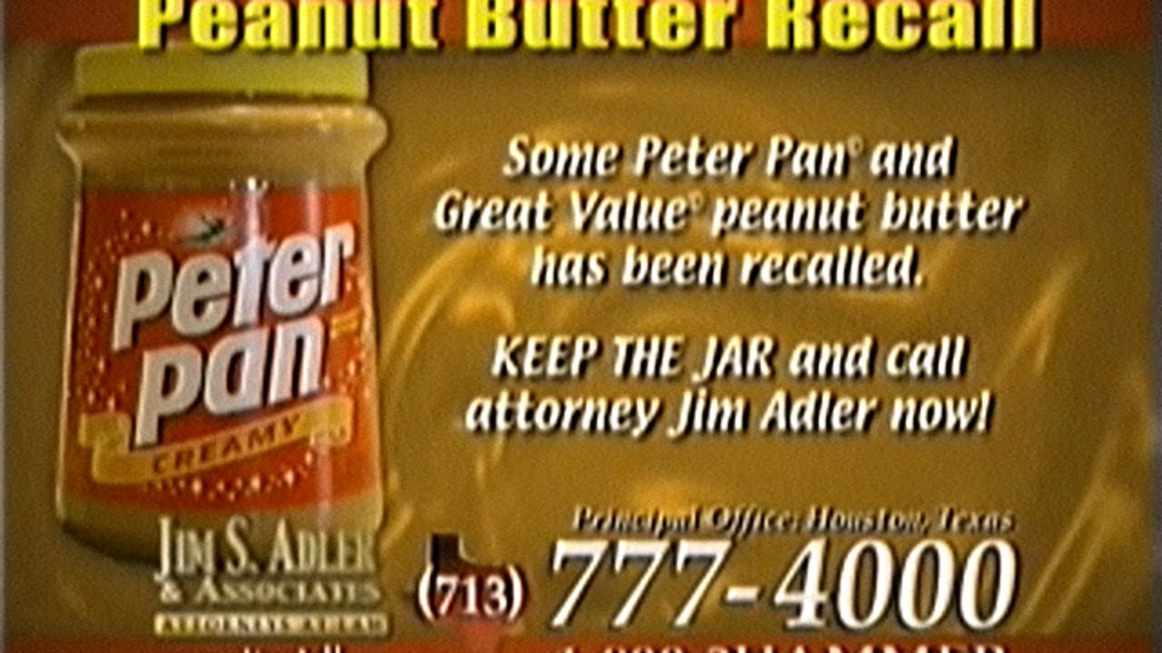 Off-Putting Peter Pan Peanut Butter Recall Advert (2007)