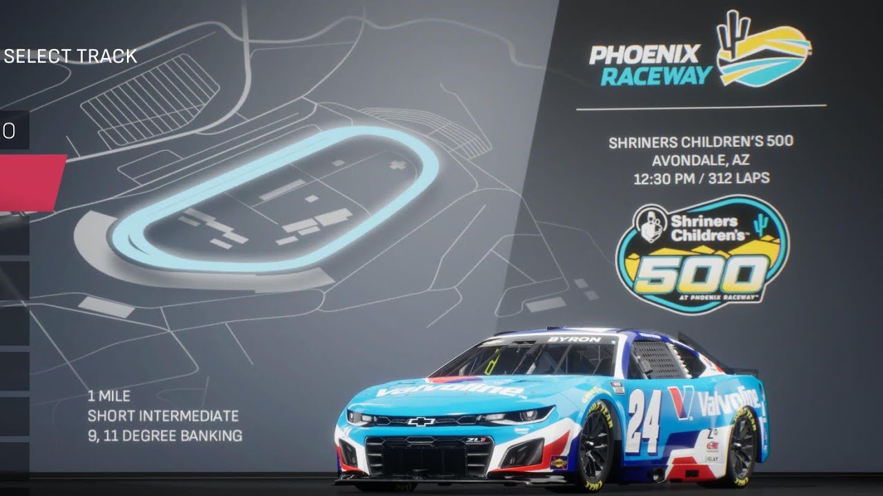 Nascar 25 Season Mode-Cup Race 4: Phoenix