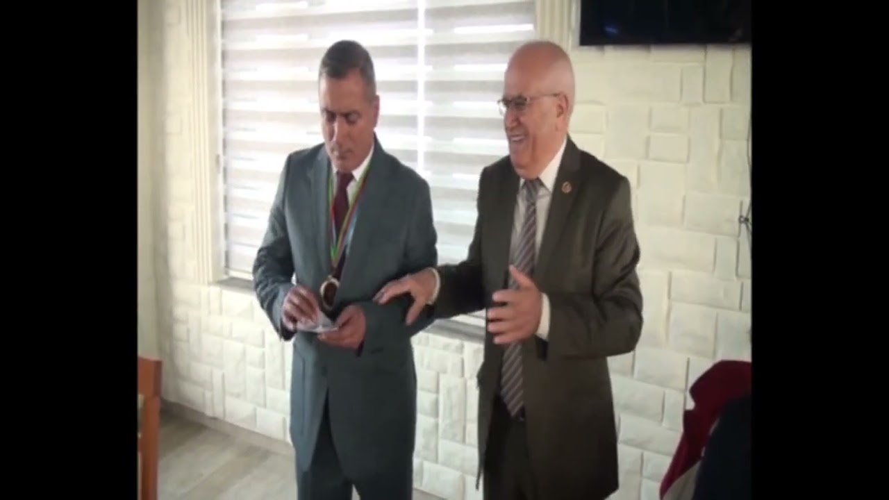 Tibb Univ - nin kafedra müdiri , Professor İbadulla Ağayevin Sumqayıtda yaradıcılıq gecəmdəki çıxışı