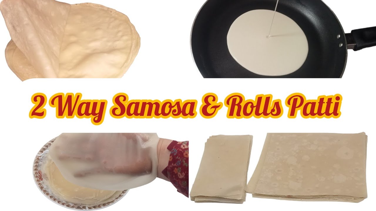 Samosa & Rolls Patti Recipe | How To Make Samosa & Rolls Shtees (Make & Freez) | Mada Patti Recipe