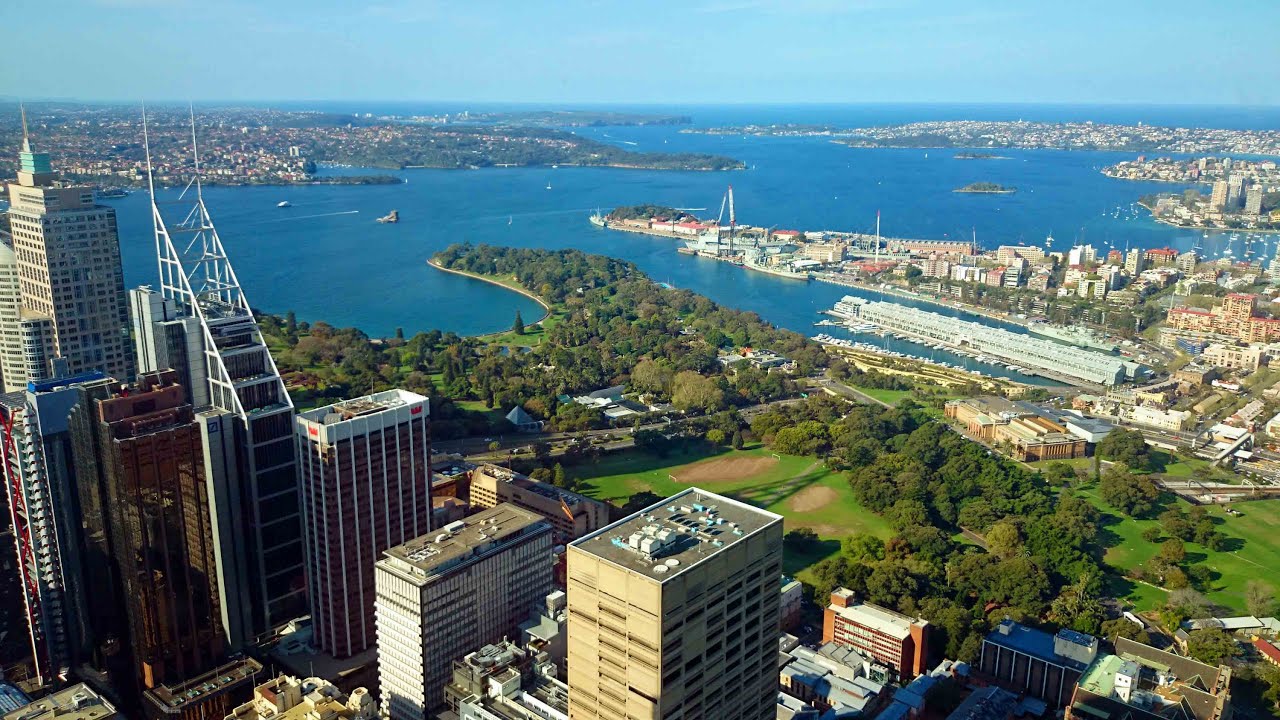 Sydney Tower Eye panorama views HD