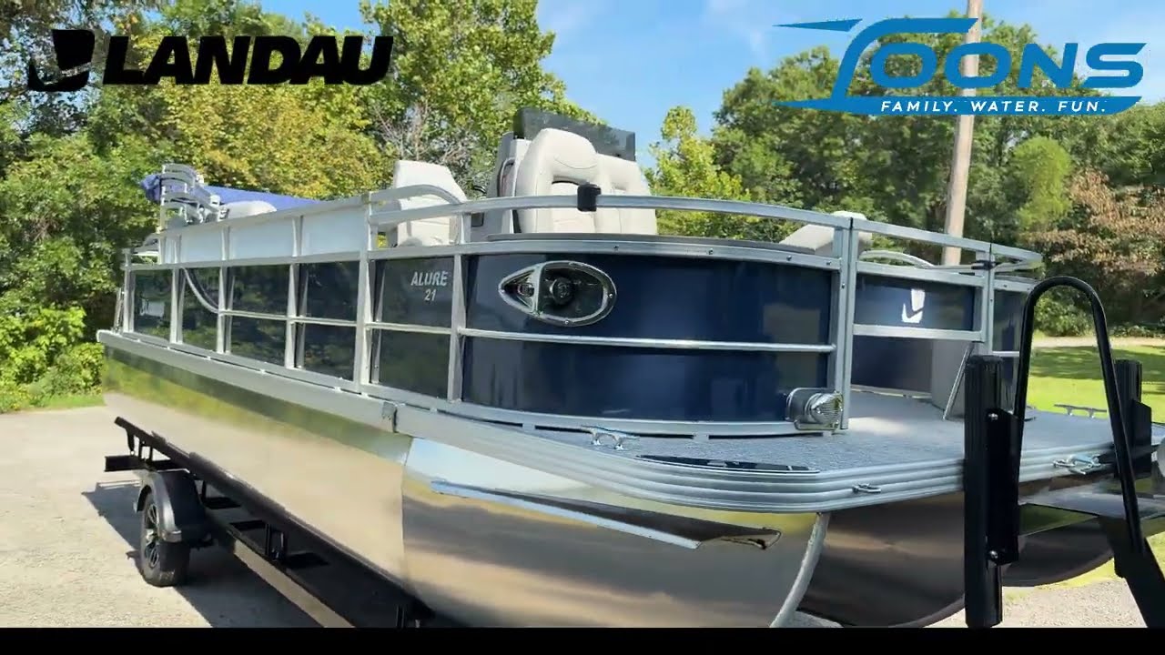 🔥 2026 Landau A'lure 21 Tri-Toon | Ultimate Fishing & Family Boat Walkthrough 🚤