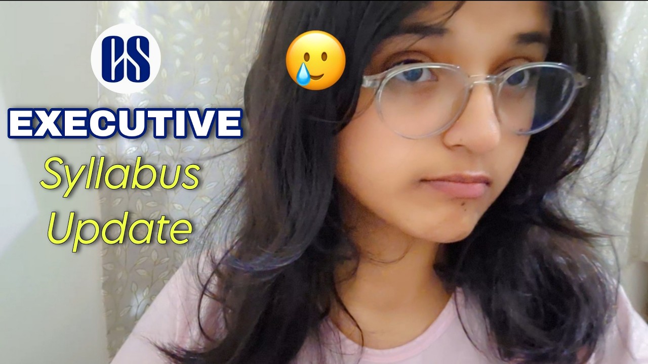 CS Executive Syllabus Update😭📚📚 June 2026📝
