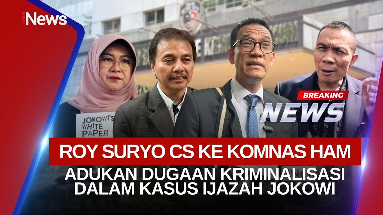 🔴Adukan Dugaan Kriminalisasi dalam Kasus Ijazah Jokowi Roy Suryo CS Datangi Komnas HAM (21/01)