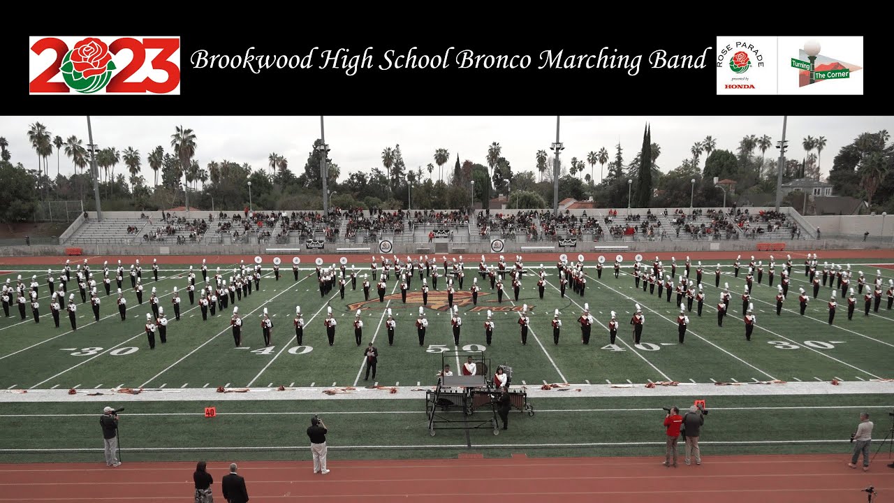 Brookwood High School Bronco Marching Band - 2023 Pasadena Bandfest