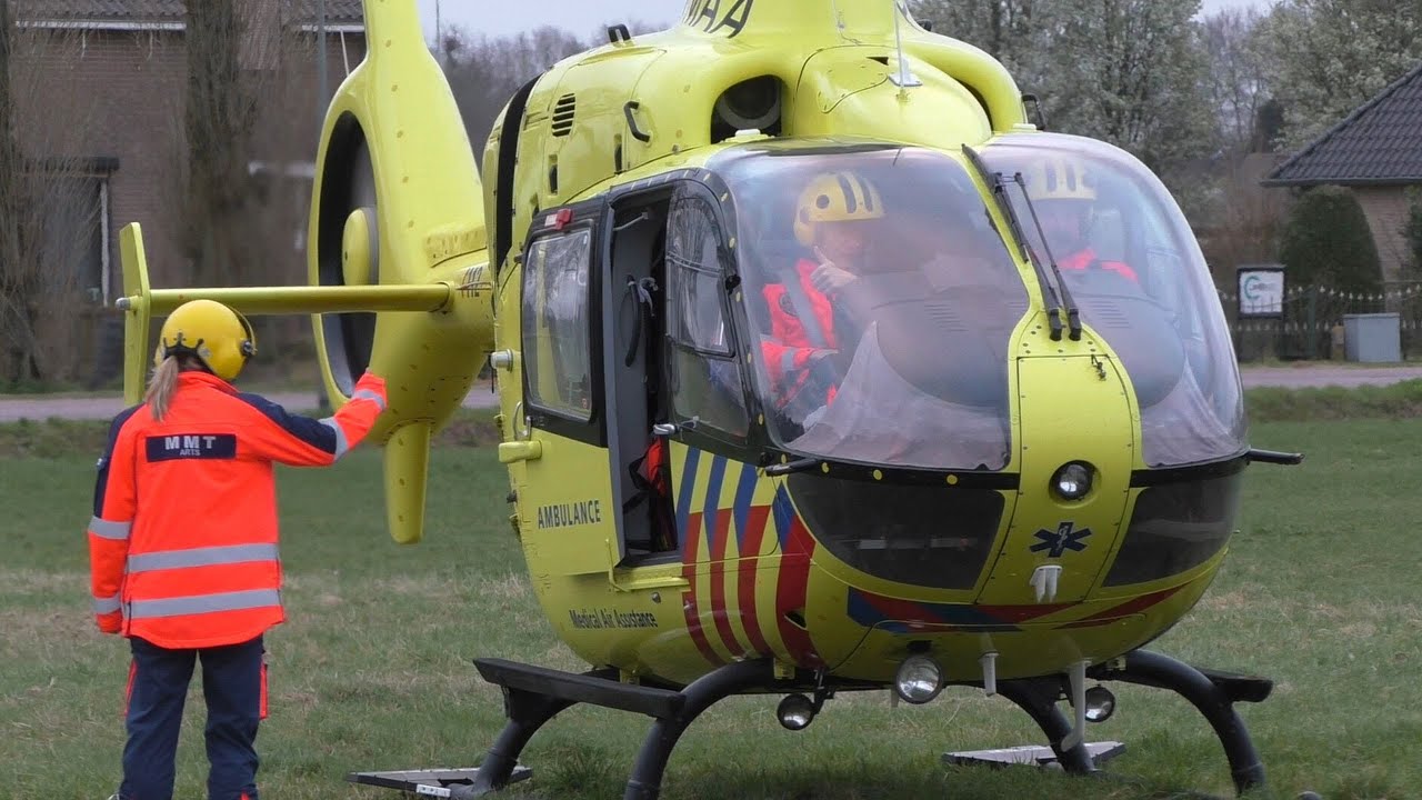 Lifeliner 3 stijgt op na Medische Noodsituatie op de Papendijk in Geffen