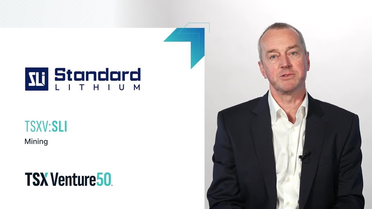 Standard Lithium Ltd. (TSXV:SLI) | 2026 TSX Venture 50™