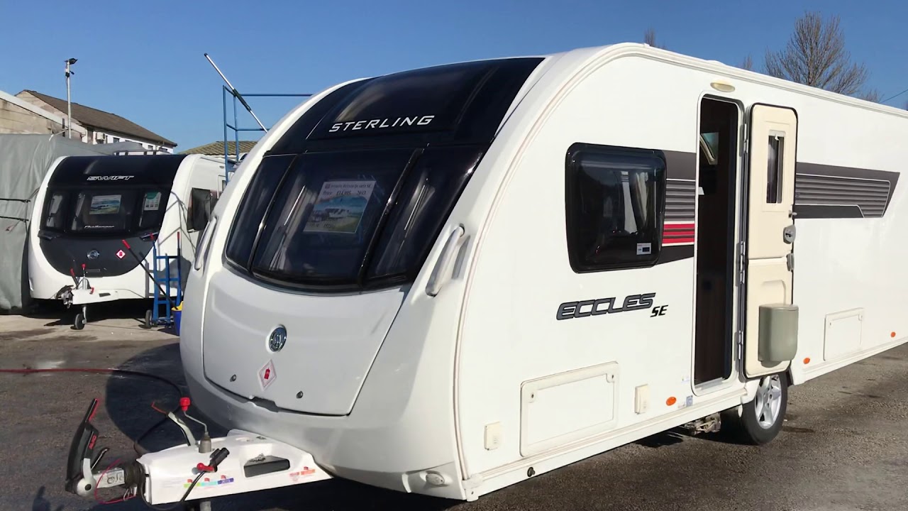 Sterling Eccles SE Quartz 2013 for sale at North Western Caravans Fixed bed rear washroom.
