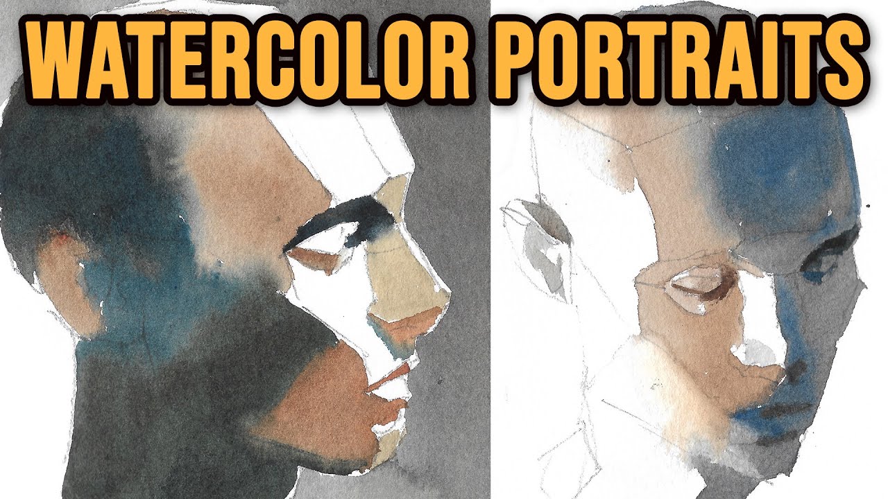 Watercolor Portrait Painting